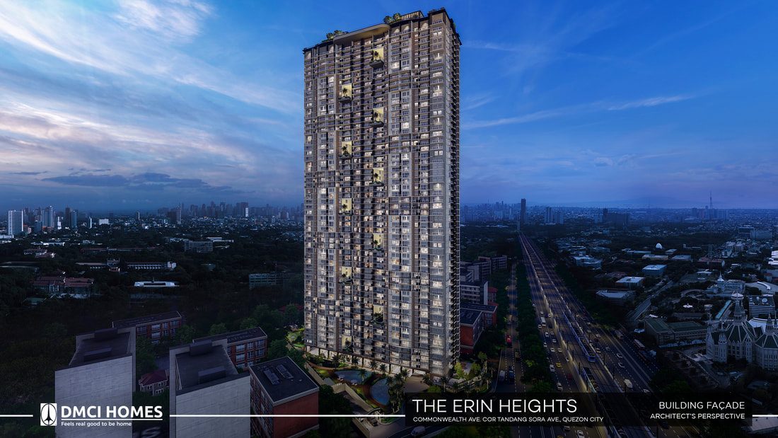 The Erin Heights — 54-level DMCI Homes condominium on Commonwealth Ave, Quezon City