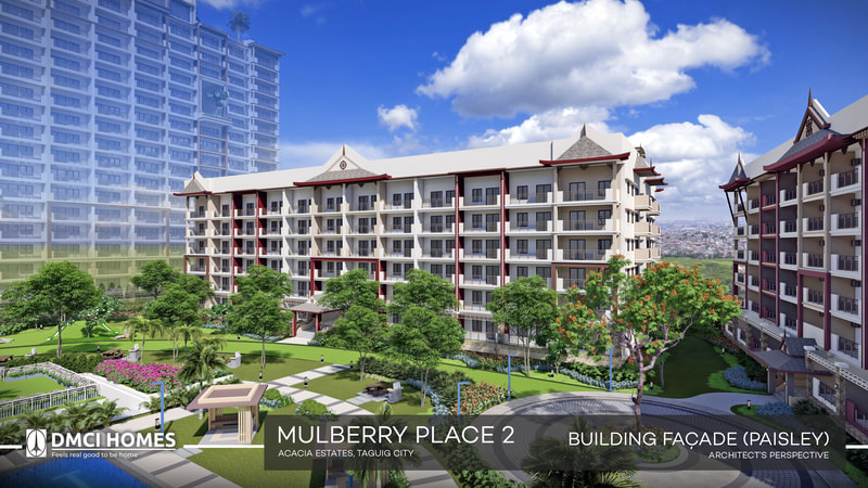 Mulberry Place Paisley tower facade — DMCI Homes Taguig