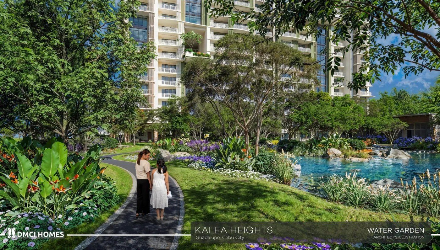 Kalea Heights landscaped gardens render