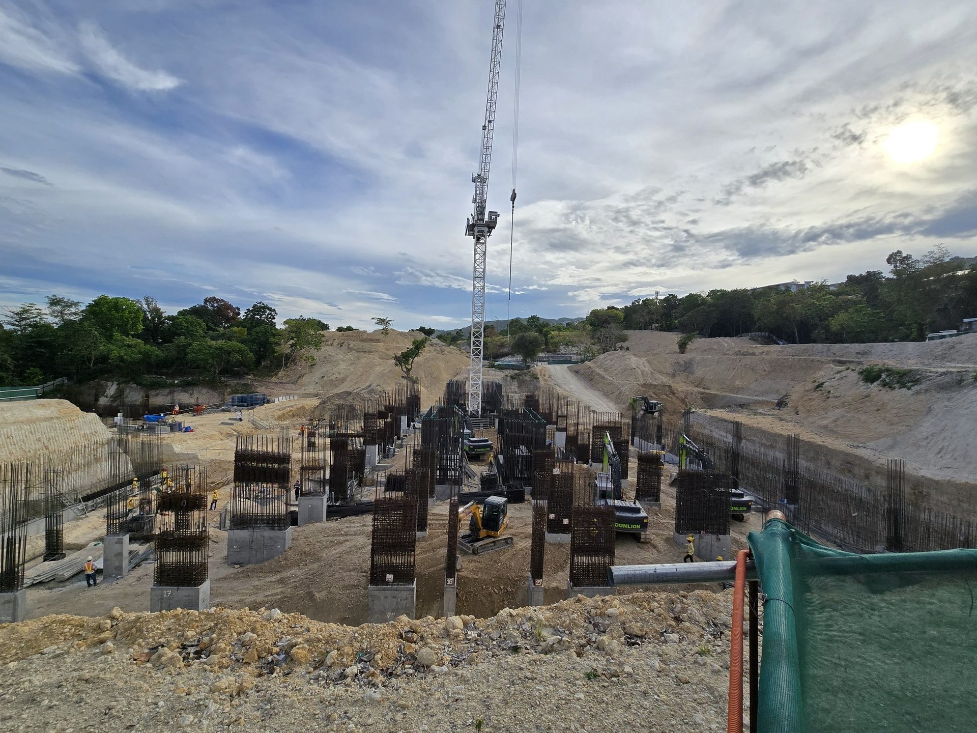 Kalea Heights basement and tower construction progress